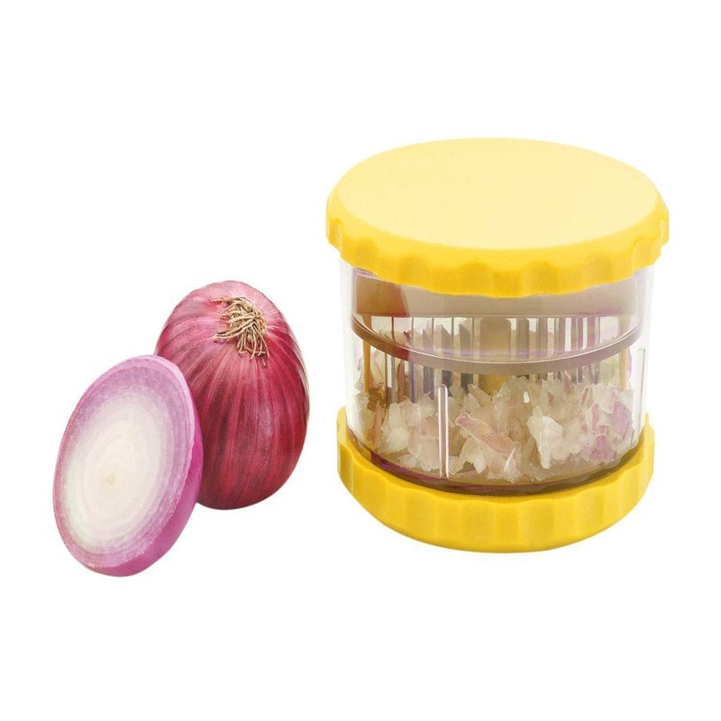 YADNESH Multi Crusher Garlic Press Peeler Crusher Masher Twist Kitchen Useful Tool Garlic Presses Garlic Grinder Twister Use Masher Multi-Usage Transparent Unbreakable Plastic - Image 3